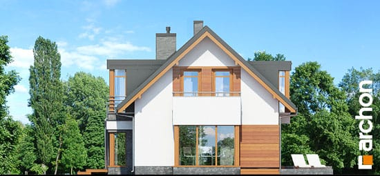 Проект дома Дом в пассифлоре вер.2 - 4 С мансардным этажом дома в Киеве