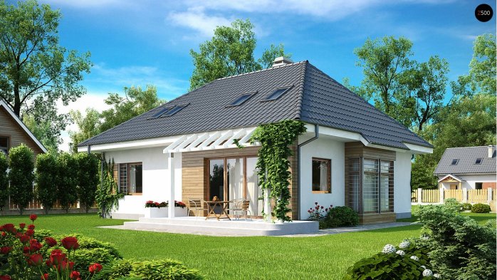 Проект дома U104 - 2 С мансардным этажом дома в Киеве