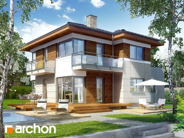 Проект дома Вилла Ирма - 1 Двухэтажные дома в Киеве