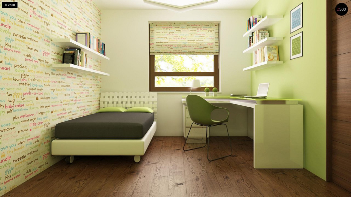 Проект дома U12 P GP - 9 С мансардным этажом дома в Киеве