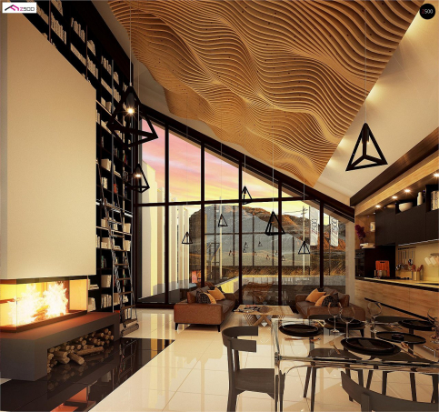 Проект дома Ux201 - 7 Одноэтажные дома в Киеве