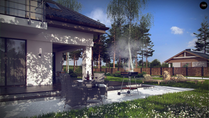 Проект дома U283 - 3 С мансардным этажом дома в Киеве