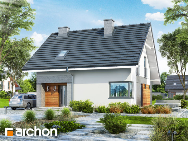 Проект дома Дом в малиновках 2 - 1 С мансардным этажом дома в Киеве