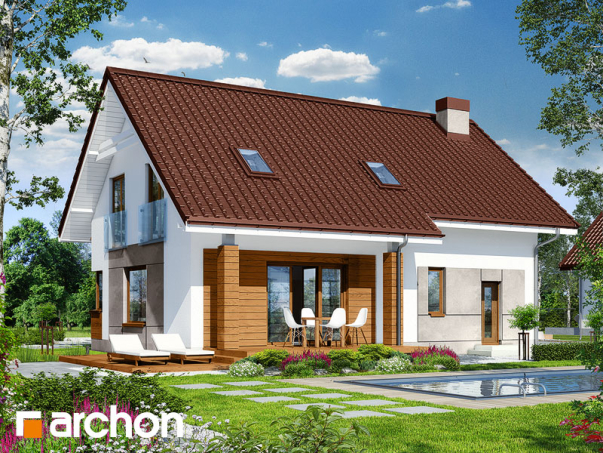 Проект дома Дом в яблонках 6 - 2 С мансардным этажом дома в Киеве