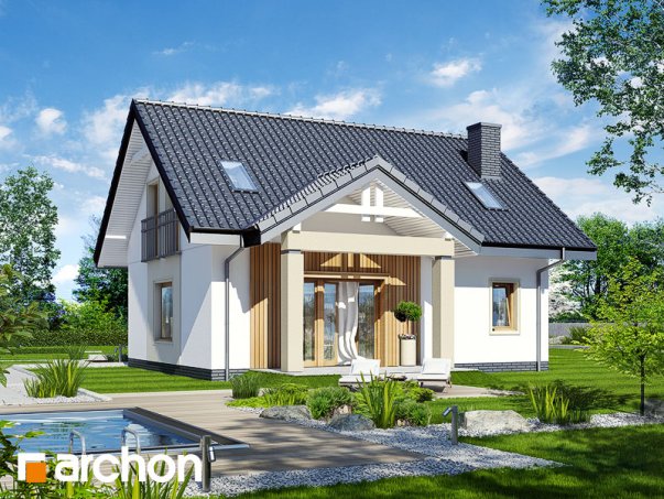 Проект дома Дом под вербой - 2 С мансардным этажом дома в Киеве