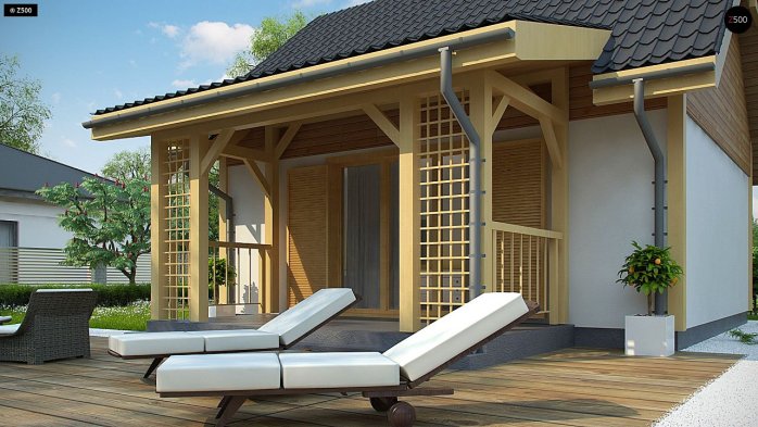 Проект дома U352 - 4 Одноэтажные дома в Киеве