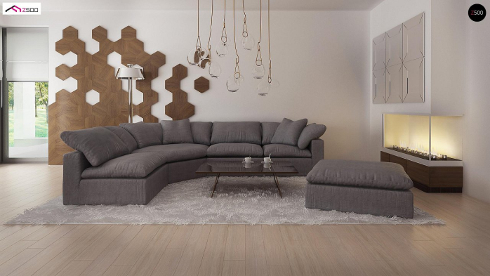 Проект дома Ux104 - 5 Одноэтажные дома в Киеве