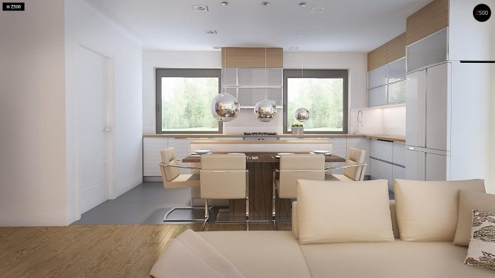 Проект дома U301 - 23 Одноэтажные дома в Киеве