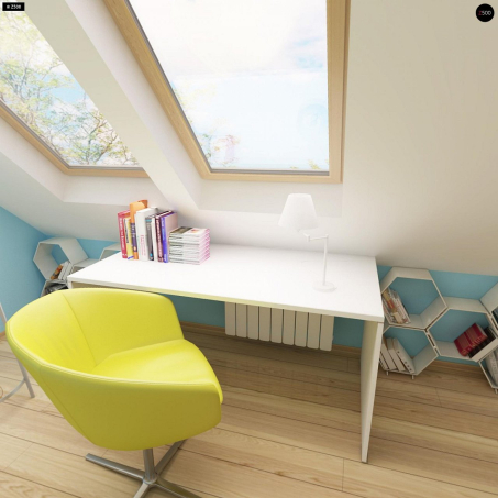 Проект дома U40 - 9 С мансардным этажом дома в Киеве