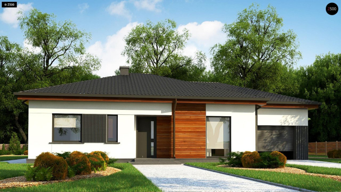 Проект дома U375 - 2 Одноэтажные дома в Киеве