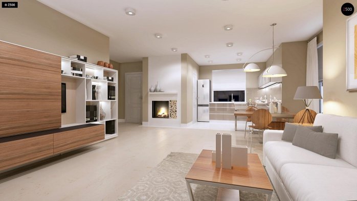 Проект дома U102 GP - 5 С мансардным этажом дома в Киеве