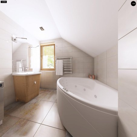 Проект дома U1 - 15 С мансардным этажом дома в Киеве