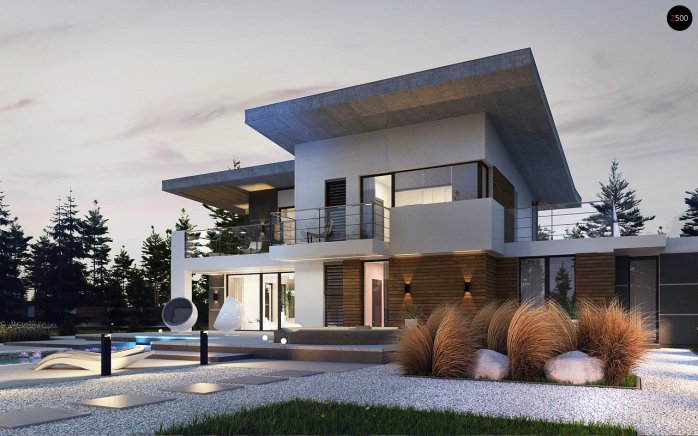 Проєкт будинку Ux22 - Двоповерхові дома у Києві