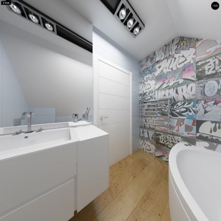 Проект дома U43 - 16 С мансардным этажом дома в Киеве