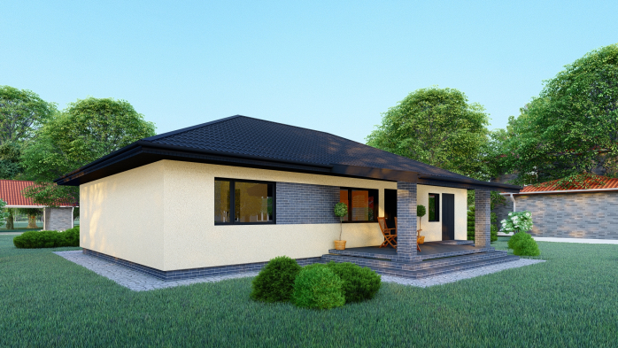 Проєкт будинку DBT 374 - Одноповерхові дома у Києві
