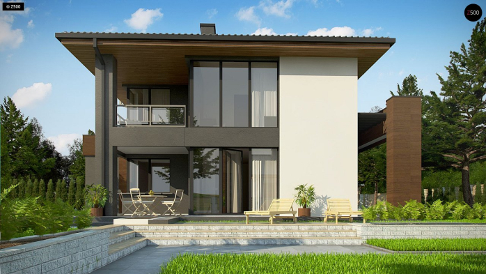 Проект дома U156 A minus - 5 Двухэтажные дома в Киеве