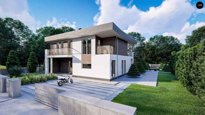 Проект дома Uu22 - 3 Двухэтажные дома в Киеве