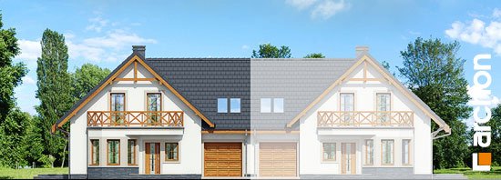 Проект дома Дом под фисташковым деревом 2(Б) вер.2 - 3 С мансардным этажом дома в Киеве