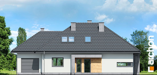 Проект дома Дом под красной рябиной (ДМН) вер.2 - 3 С мансардным этажом дома в Киеве