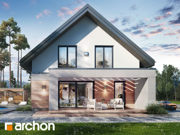 Проект дома Дом в мандевилле 2 - 1 С мансардным этажом дома в Киеве