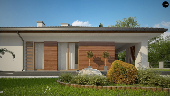 Проект дома U321 - 5 Одноэтажные дома в Киеве