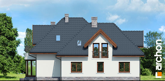 Проект дома Дом в бересклете вер.2 - 6 С мансардным этажом дома в Киеве