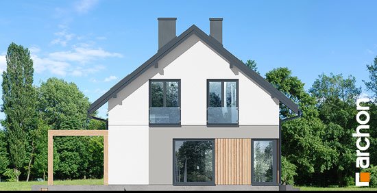 Проект дома Дом в вистерии 8 - 5 С мансардным этажом дома в Киеве