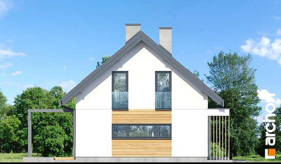 Проект дома Дом в бруснике (ГН) - 5 С мансардным этажом дома в Киеве