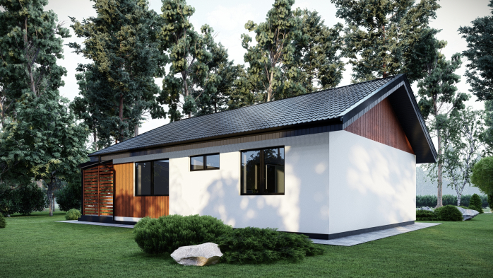 Проект дома DBT 552 - 5 Одноэтажные дома в Киеве