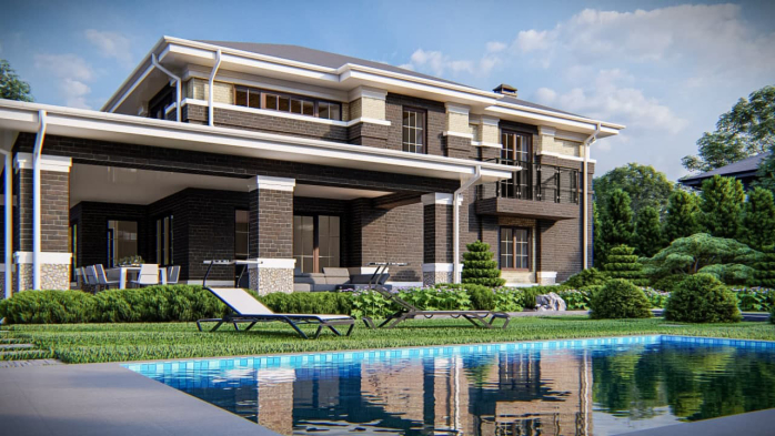 Проєкт будинку Uu15 k v1 - Двоповерхові дома у Києві