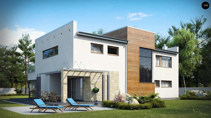 Проект дома Ux15 - 2 Двухэтажные дома в Киеве