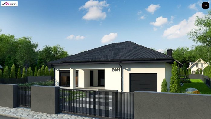 Проект дома U441 - 6 Одноэтажные дома в Киеве