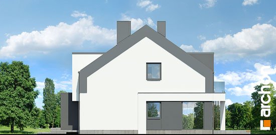 Проект дома Дом в клематисах 27 (Б) - 4 С мансардным этажом дома в Киеве