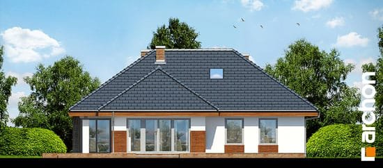 Проект дома Дом в хеномелесе 2 - 6 Одноэтажные дома в Киеве