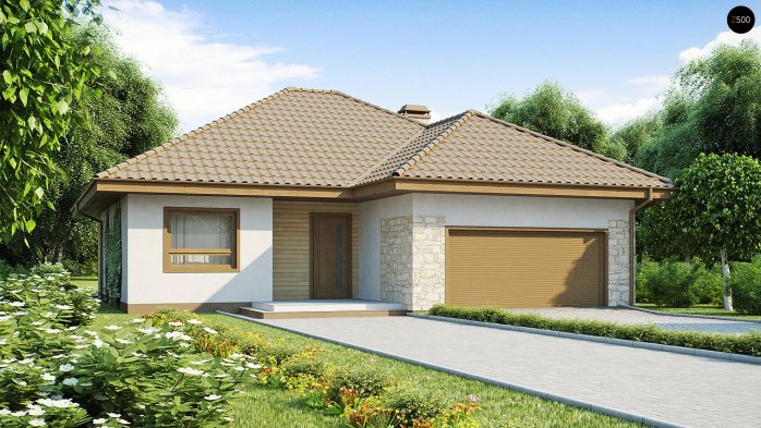 Проект дома U94 - 2 Одноэтажные дома в Киеве