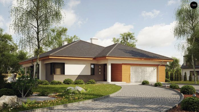 Проект дома U281 - 1 Одноэтажные дома в Киеве