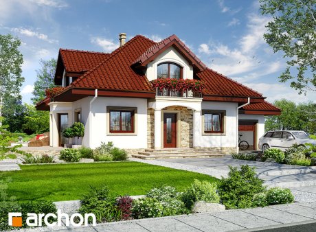 Проект дома Дом в чубушнике вер.2