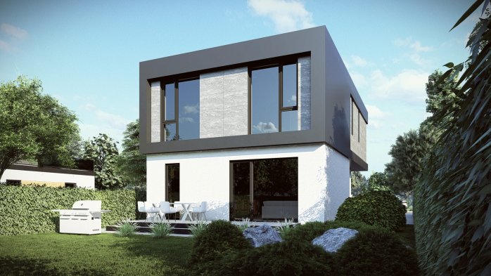 Проєкт будинку DBT 647 - Двоповерхові дома у Києві