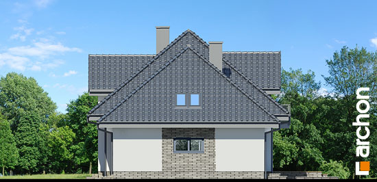 Проект дома Дом в сливах (Г) - 5 С мансардным этажом дома в Киеве