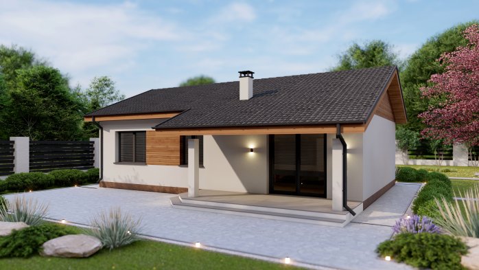 Проєкт будинку Db 14 - Одноповерхові дома у Києві