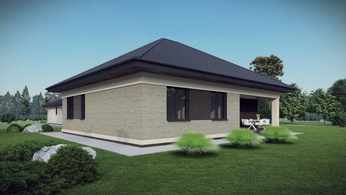 Проєкт будинку DBT 668 - Одноповерхові дома у Києві