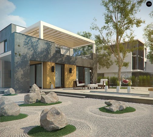 Проєкт будинку Ux45 - Двоповерхові дома у Києві