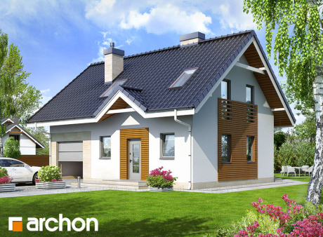 Проект дома Дом в бруснике 2 вер.2