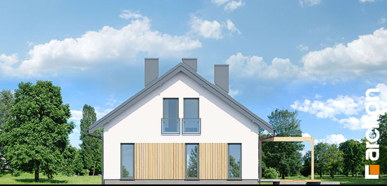 Проект дома Дом в бетулиях - 6 С мансардным этажом дома в Киеве