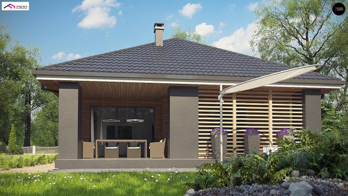 Проект дома U327 - 8 Одноэтажные дома в Киеве