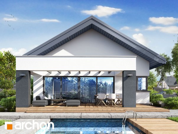 Проект дома Дом в пеперомиях 5 (Г2) - 1 Одноэтажные дома в Киеве