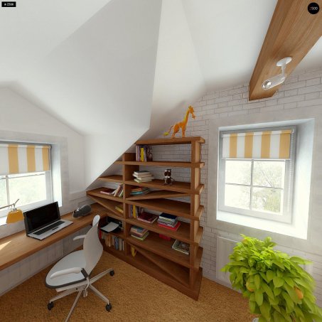 Проект дома U3 - 25 С мансардным этажом дома в Киеве