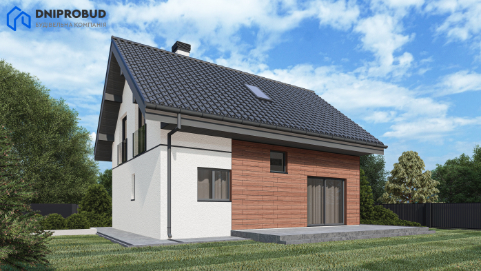 Проект дома Db 26 - 3 С мансардным этажом дома в Киеве