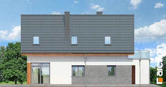 Проект дома Дом под хикорой 2 - 5 С мансардным этажом дома в Киеве