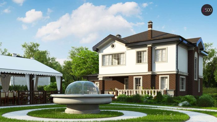 Проект дома Uu2 PK - 4 Двухэтажные дома в Киеве